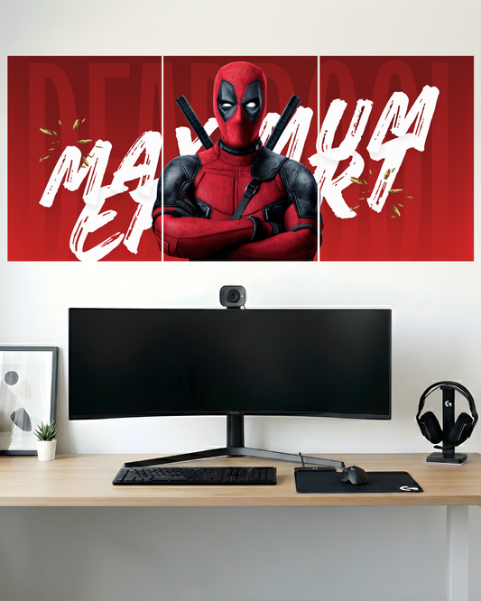 DEADPOOL #01 | 3 PIECE SPLIT DESIGN MOVIE POSTER | MARVEL