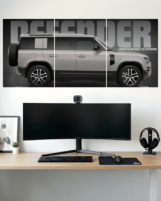 Defender | 3 PIECE SPLIT DESIGN CAR POSTER