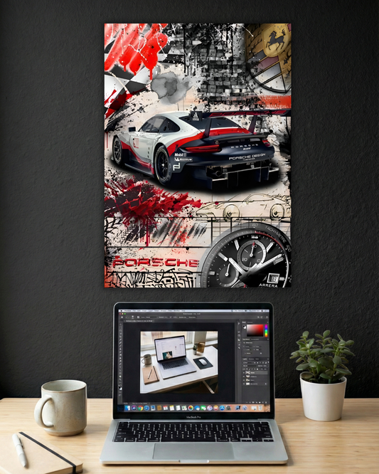 PORSCHE ARTWORK | CAR POSTER