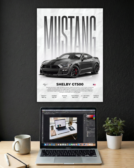 MUSTANG POSTER #01 | CAR POSTER