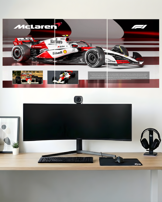 MC LEREN X F1 | 3 Piece Split Design Poster
