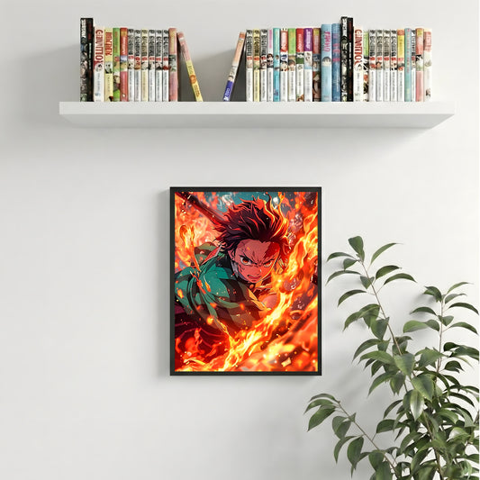 TANJIRO DEMON SLAYER | WOODEN FRAME | ANIME