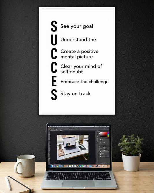 SUCCES | SINGLE POSTER | MOTIVATIONAL POSTER