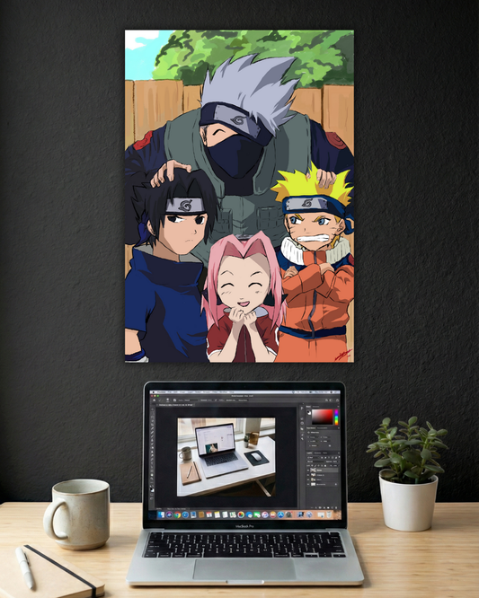 KAKASHI X SQUAD 7 | SINGLE POSTER | NARUTO SHIPUDEN | ANIME