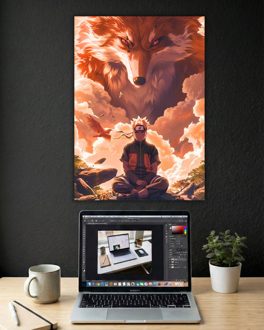 NARUTO X NINETALED FOX | SINGLE POSTER | NARUTO SHIPUDEN | ANIME