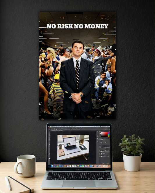 NO RISK NO MONEY | SINGLE POSTER | MOTIVATIONAL POSTER