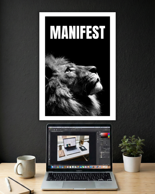 MENIFEST MOTIVATION #01 | SINGLE POSTER | MOTIVATIONAL POSTER