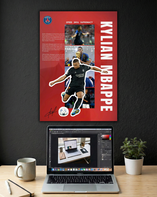 KYLIAN MBAAPE | SINGLE POSTER | FOOTBALL | SPORTS