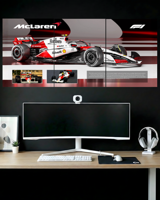 MC LEREN X F1 | 3 Piece Split Design Poster