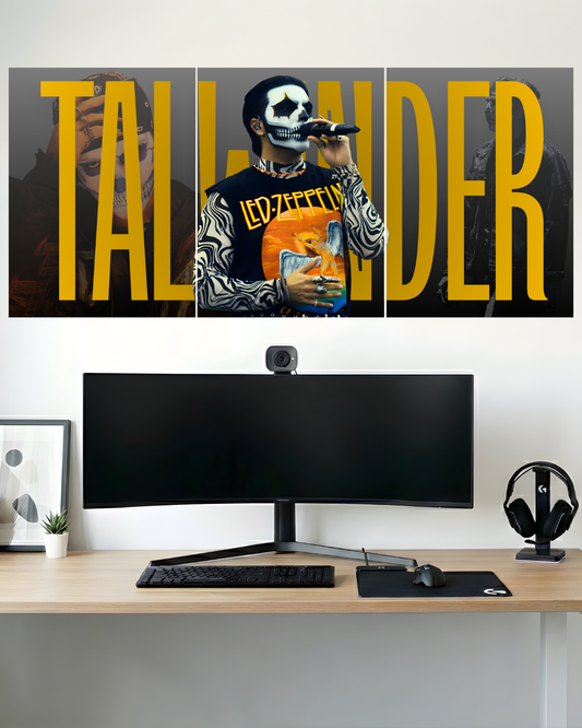 TALWIINDER | 3 PIECE SPLIT DESIGN MUSIC POSTER | MUSIC ARTIST