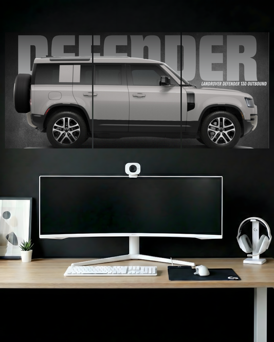 Defender | 3 PIECE SPLIT DESIGN CAR POSTER
