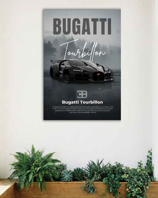 BUGATTI TOURBILLON | CAR POSTER