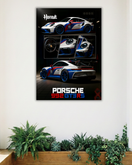 PORSCHE GT3RS | CAR POSTER