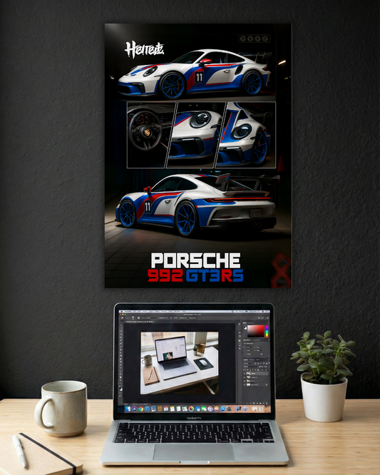 PORSCHE GT3RS | CAR POSTER