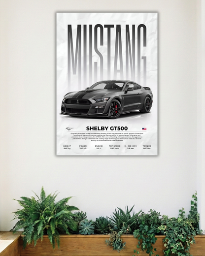 MUSTANG POSTER #01 | CAR POSTER