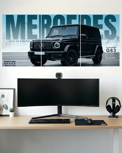 G-Wagon G63| 3 PIECE SPLIT DESIGN CAR POSTER