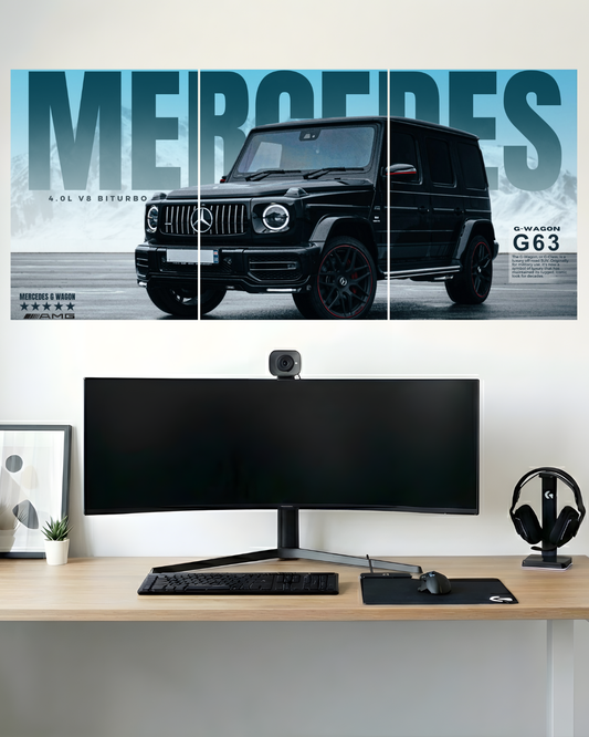 G-Wagon G63| 3 PIECE SPLIT DESIGN CAR POSTER