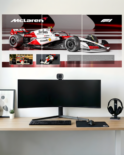 MC LEREN X F1 | 3 Piece Split Design Poster
