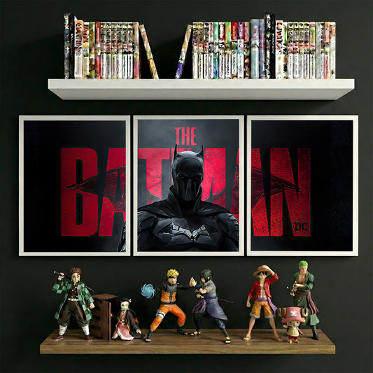 THE BATMAN | 3 PIECE SPLIT WOODEN FRAMES | DC