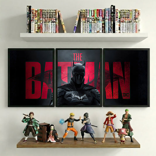 THE BATMAN | 3 PIECE SPLIT WOODEN FRAMES | DC