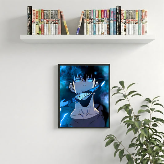 SUNG JIN-WOO SOLO LEVELING | WOODEN FRAME | ANIME