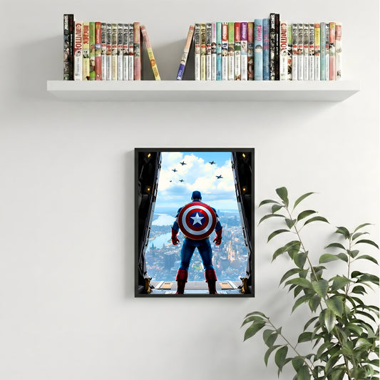 CAPTAIN AMERICA | WOODEN FRAME | MARVEL