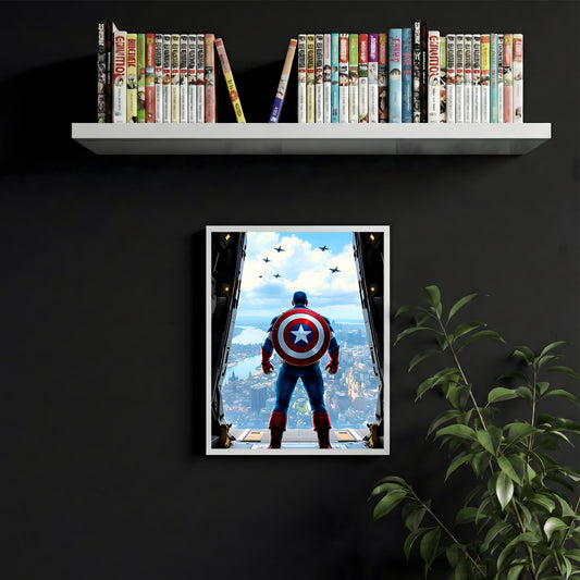 CAPTAIN AMERICA | WOODEN FRAME | MARVEL