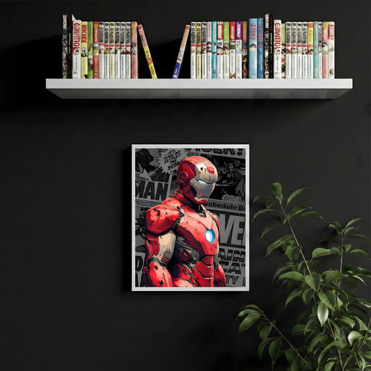 IRON MAN | WOODEN FRAME | MARVEL