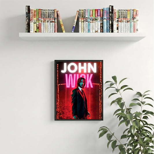 JOHN WICK | WOODEN FRAME | MOVIES & TV SERIES
