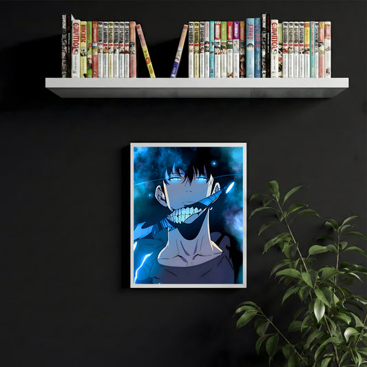 SUNG JIN-WOO SOLO LEVELING | WOODEN FRAME | ANIME