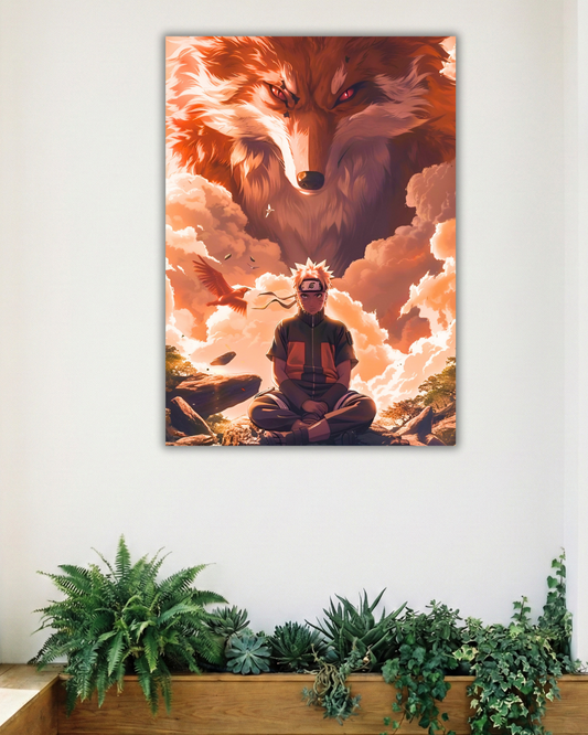 NARUTO X NINETALED FOX | SINGLE POSTER | NARUTO SHIPUDEN | ANIME