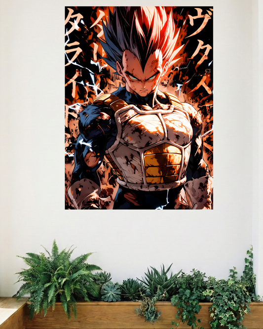 VEGETA POSTER #02 | SINGLE POSTER | DRAGONBALL Z | ANIME