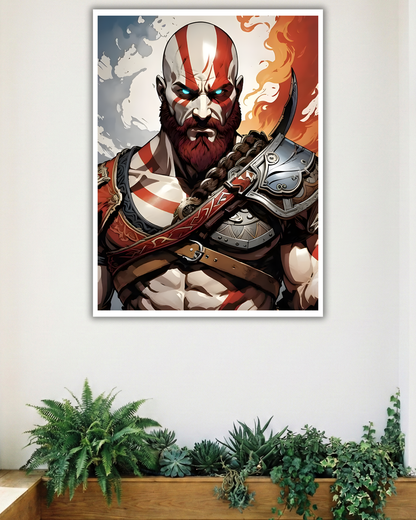 GOD OF WAR-KRATOS | SINGLE POSTER | GAMES POSTER
