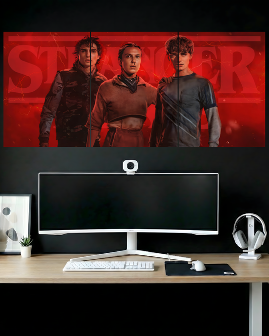 STRANGER THINGS 5 | 3 PIECE SPLIT DESIGN GAME POSTER | NETFLIX