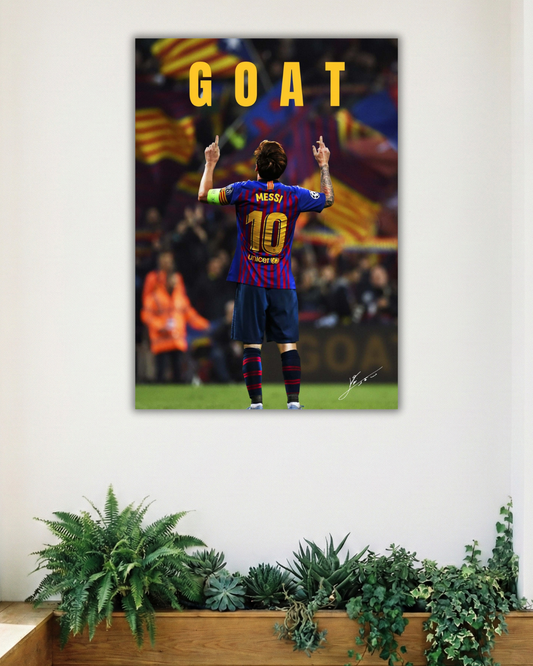 MESSI GOAT POSTER #02 | SINGLE POSTER | FOOTBALL | SPORTS