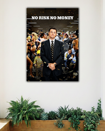 NO RISK NO MONEY | SINGLE POSTER | MOTIVATIONAL POSTER
