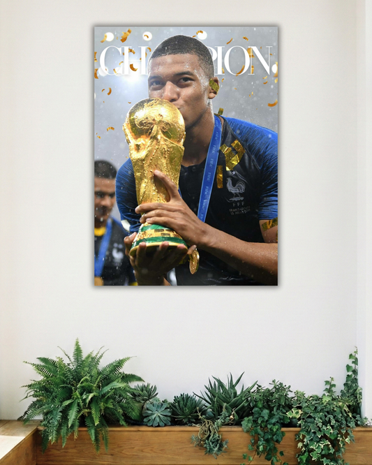 MBAAPE CHAMPIONS | SINGLE POSTER | FOOTBALL | SPORTS