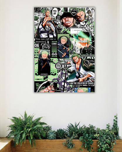 RORONOA ZORO POSTER #02 | SINGLE POSTER | ONE PEICE | ANIME