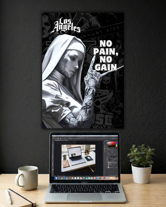 NO PAIN NO GAIN | SINGLE POSTER | MOTIVATIONAL POSTER