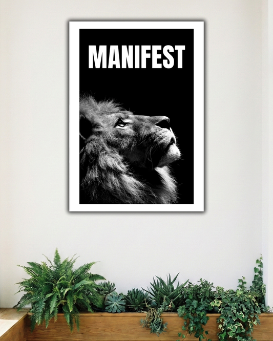 MENIFEST MOTIVATION  #01 | SINGLE POSTER | MOTIVATIONAL POSTER