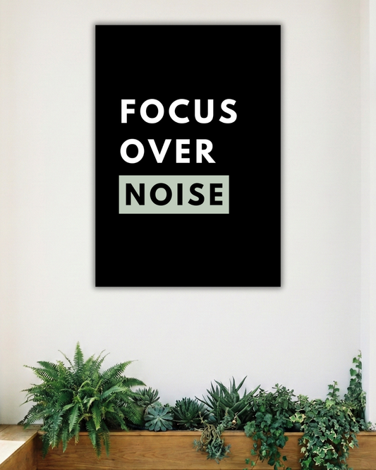 FOCUS MOTIVATION #01 | SINGLE POSTER | MOTIVATIONAL POSTER