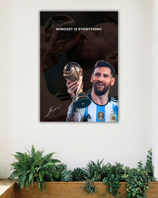 MOTIVATION MESSI MINDSET | SINGLE POSTER | FOOTBALL | SPORTS