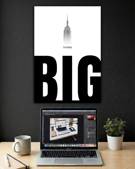 BIG THINGS MOTIVATION | SINGLE POSTER | MOTIVATIONAL POSTER