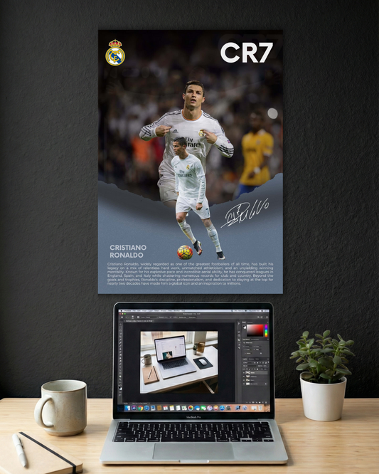 CR7 RONALDO | SINGLE POSTER | FOOTBALL | SPORTS