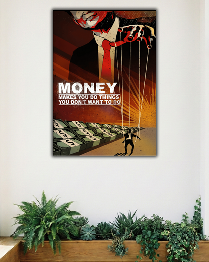 MONEY MOTIVATION POSTER #02 | SINGLE POSTER | MOTIVATIONAL POSTER